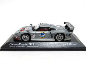 A★ PMA 1/43 ★ グンナーポルシェ G99 #6 ／ Gunnar-Porsche G99 Nextel GP of Miami 2003 #6 ”Makos”★ 400 036896