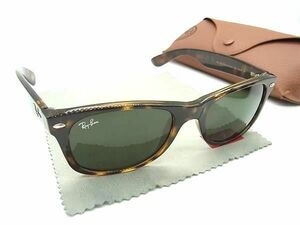 1円 ■極美品■ Ray-Ban レイバン RB2132 ニューウェイファーラー 902 52□18 サングラス メンズ ブラウン系 FC6294