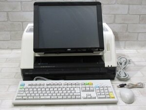 Ω 新DC 0759♪ 保証有 東芝TEC【 SJ-8500-R 】テック 事務コン キーボード / 電源ケーブル / マウス 動作OK