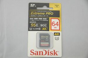 インボイス対応 未使用 箱よごれあり サンディスク SDXC UHS-I カード 64GB SDSDXPA-064G-JU3 SandDisk SDカード