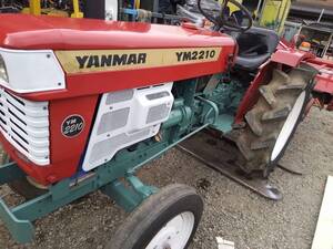 YANMAR YM2210ディーゼルエンジン ２WD 始動OK SB-1400ロータリー付