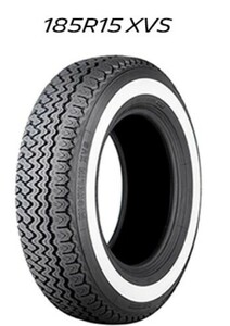 Michelin　XVS　ホワイトウオールタイヤ　185R15