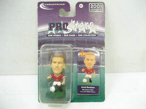 新品 未開封 レトロ CORINTHIAN コリンシアン PRO Stars プロスターズ サッカー フィギュア マンチェスターユナイテッド ベッカム ①