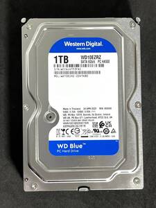 【送料無料】　★ 1TB ★　WD Blue　/　WD10EZRZ　【使用時間： 86 ｈ】　2023年製　Western Digital Blue　稼働極少　3.5インチ 内蔵HDD　