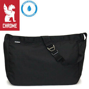 CHROME (クローム) JP197 NEWSPAPER MESSENGER ニュースペーパー メッセンジャーバッグ BLACK CH325