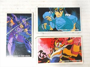 聖闘士星矢 角面子 3ヶセット F 1980年代頃 当時物 めんこ メンコ 少年ジャンプ 漫画 アニメ ぱっちー ビンテージ 雑貨