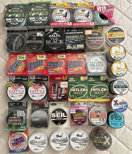 釣り糸　ナイロンライン　フロロカーボンライン　PEライン　まとめて大量いろいろセット　釣具　Fishing Line　テグス