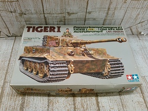 He2147-100♪【80】未組立 タミヤ 1/35 ドイツ重戦車 タイガーI 後期生産型