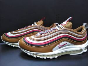 ナイキNIKE2017年製PULL TABパック限定エアマックス97プレミアムAIR MAX 97 TT PREMIUM色エールブラウン28.0㎝US10.0中古品AJ3053-200