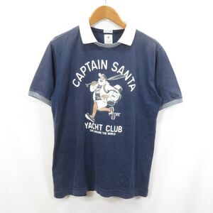 CAPTAIN SANTA YACHT CLUB マリン ポロシャツ sizeM/キャプテンサンタ 日本製　0604