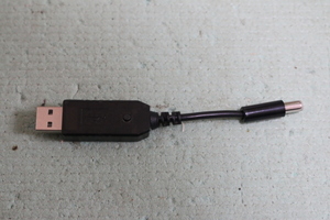 QC3.0モバイルバッテリー → マキタ暖房ベスト 5V～12V調整可能 USBケーブル　　