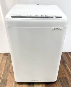 送料無料h55986 Panasonic パナソニック 全自動電気洗濯機 5kg NA-F50B12J 2019年製 ホワイト 生活家電