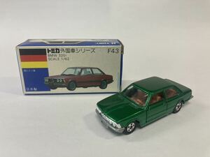 トミカ ミニカー　F43 BMW 320（緑メタ）　箱付き