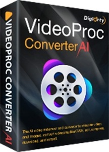 VideoProc Converter AI 6.8 Windows 7/10/11 各64bitのみ対応（32bitOS非対応）ダウンロード版　永久ライセンス