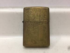 Zippo　ジッポー　ベネチアン　SOLID BRASS　ソリッドブラス　1994年製　　　　T227　　　　　KJ1