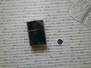 ZIPPO ジッポー38 緑 オイルライター　一回使用　Made in USA　アメリカ米国製　傷あり