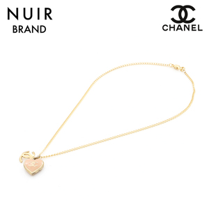 シャネル CHANEL ネックレス ココマーク ハート 02P ゴールド