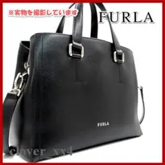 【美品】 フルラ ショルダーバッグ ブラック 黒 ネクスト FURLA バッグ