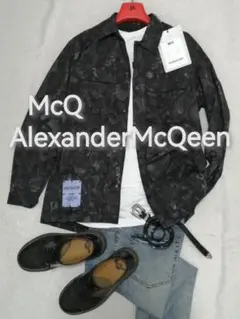 ♂新品・ミリタリージャケット♂【 McQ AlexanderMcQeen 】黒