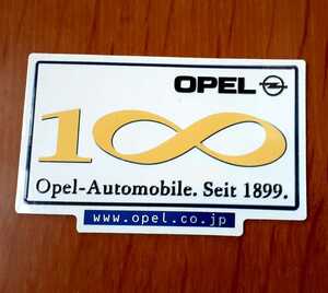 ★　OPEL　100周年記念ステッカー　12cm　★