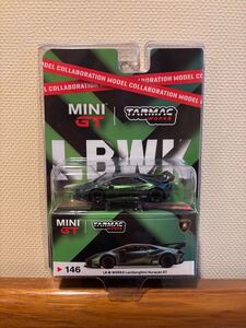 激レア１円スタートMINI GT LB 1/64LBワークス ランボルギーニ ウラカン GT LBWKマジックグリーン MINIGT 146 シルエットHuracanターマック