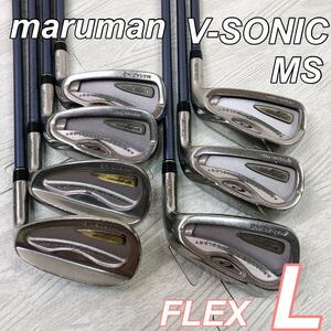 マルマン　レディース　V-SONIC MS アイアンセット　Ｌ アイアン　７本