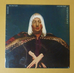 EDGAR WINTER「JASMINE NIGHTDREAMS」米ORIG [初回PZ規格COLUMBIA配給黒BLUE SKY] シュリンク美品