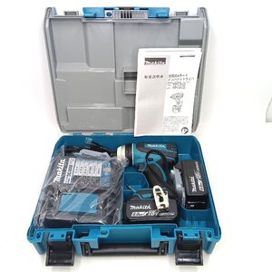 [9304-010] 1円～ Makita TP141DRGX 充電式4モードインパクトドライバ 【中古・未使用】 マキタ 18V 本体・ケース・充電器・バッテリー DIY