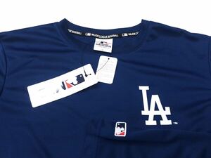 M サイズ　MLB ドジャース　ドライメッシュ　長袖Tシャツ　大谷翔平　青　ロンT ロサンゼルスドジャース　ロングスリーブTシャツ