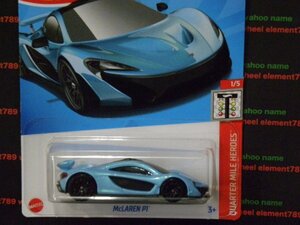 即決☆☆McLAREN P1 QUARTER MILE HEROES ホットウィール Hot Wheels☆4J