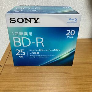 録画用BD-R 4倍速 20枚 20BNR1VJPS4ブルーレイディスク SONY インクジェットプリンター対応