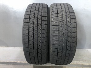 8分山程(PW6G034) 185/60R15 84Q DUNLOP WINTER MAXX WM03 2020年 2本 スタッドレスタイヤ 送料無料