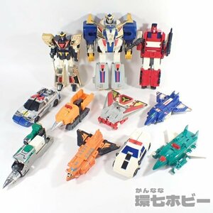 0RJ73◆当時物 トミー タカラ トランスフォーマー ガンバルガー リボルガー ゴルドラン ファイバード マイトガイン まとめ ジャンク 送80