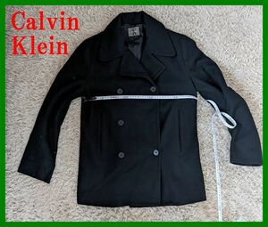 Calvin Klein ウールメルトン コート黒S