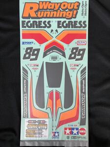 タミヤ純正品　イグレス 復刻版 　2013 ステッカー　新品 EGRESS