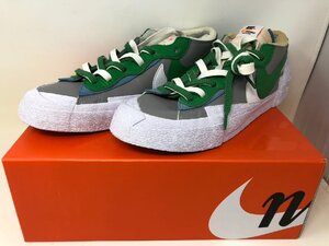 ◆NIKE × SACAI BLAZER LOW CLASSIC GREEN ナイキ サカイ ブレザー ロー クラシックグリーン DD1877-001 29.5cm/中古◆11014★