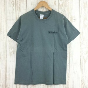 MENs M スキニースキーズ Skinny Skis オリジナル Tシャツ 希少なアウトドアTシャツ グリーン系