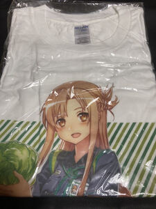 か 新品 SAO ソードアートオンライン アスナ グッズ ポスター Tシャツ Lサイズ　new days