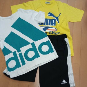 ★★送料230円★150cmTシャツ★160cmパンツ★上下セット パンツ 上下 Tシャツ★古着★３点セット★