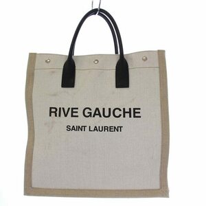 サンローラン パリ SAINT LAURENT PARIS rive gauche North South ノースサウス トートバッグ ハンドバッグ ベージュ