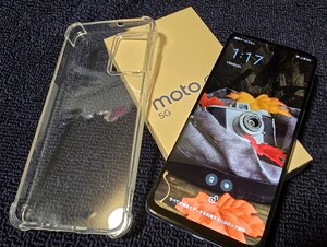 【極美品】moto g64y 5G シルバーブルー　Y!mobile 