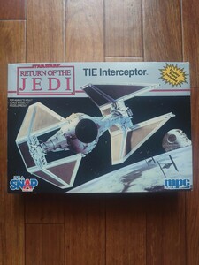 匿名送ヤマト/未組立 MPC TIE Interceptor Star Wars スター・ウォーズ タイ・インターセプター プラモデル 絶版 帝国軍 