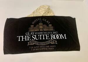 GLAY STADIUM LIVE 2012 THE SUITE ROOM バスタオルパーカー付き　新品未使用