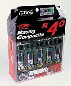 レーシングコンポジットR40/20個入り/レパード(Jフェリー含む)/Y32系,Y33系/日産/M12×P1.25/ロック&ナットsetネオクロ/RC13N