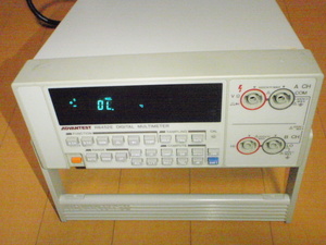 A009-01　ADVANTEST製デジタルマルチメーター　R6452E