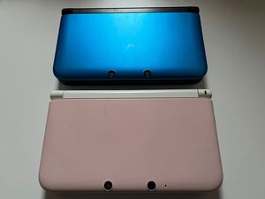 ★送料430円★ジャンク★2台セット Nintendo 3DS LL ピンク/ホワイト ブルー／ブラック ニンテンドー3DSLL 任天堂 