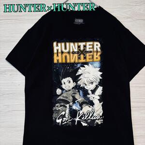 【入手困難】HUNTER×HUNTER ハンターハンター　Tシャツ　XLサイズ　キャラクター　ゴン　キルア　一点物　レア　ビッグプリント　アニメ