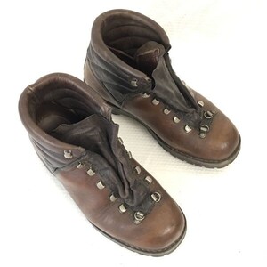 80s-90s?ビンテージ☆Zamberlan/ザンバラン☆本革/トレッキングブーツ【40/26.5/茶/BROWN】Shoes◎cZ-182