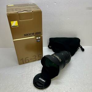 【DHS0828.5-303AT】Nikon ニコン AF-S NIKKOR 16-35ｍm F/4G ED N VR 箱・付属品付 レンズ 一眼カメラ用 AF オートフォーカス 動作未確認