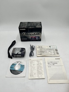 t0574 CASIO カシオ G.BROS GV-10 スプラッシュブルー デジカメ 箱付 中古 2305D 取扱説明書付き